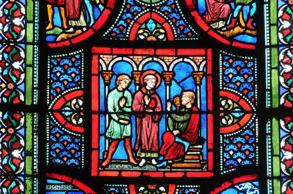 Caen, die abbaye aux hommes in frankreich — Stockfoto