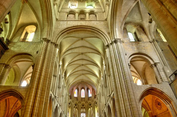 Abbaye aux hommes normandie içinde — Stok fotoğraf