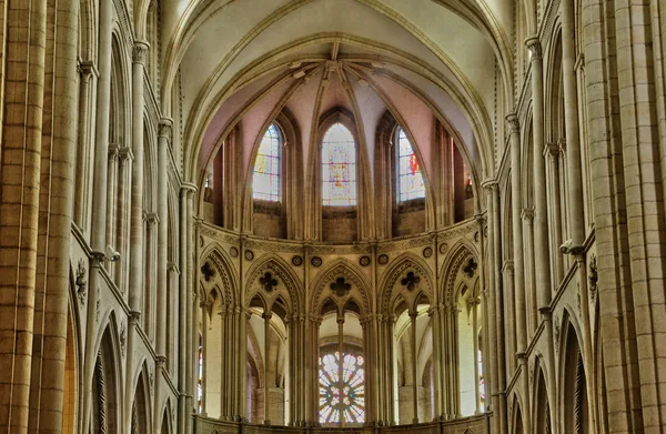 Caen, de abbaye aux hommes in Frankrijk — Stockfoto