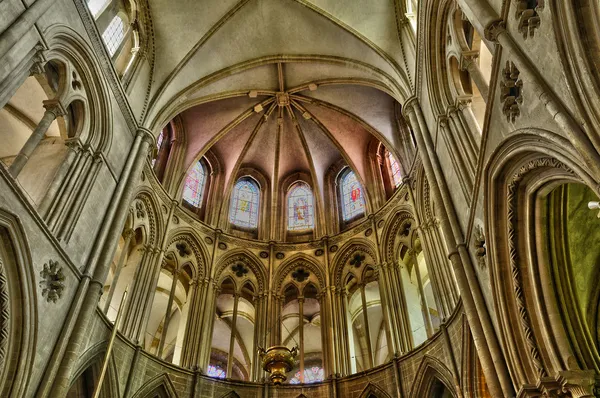 Caen, el abbaye aux Hommes en Francia — Foto de Stock