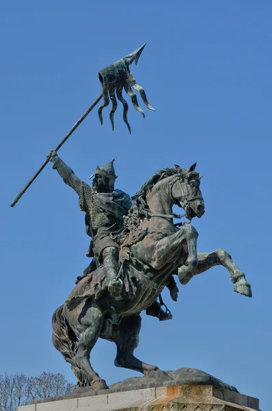 Estatua de Guillermo el Conquistador en Falaise en Normandía —  Fotos de Stock