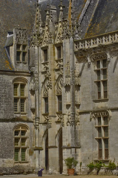 Chateaudun tarihi kale — Stok fotoğraf