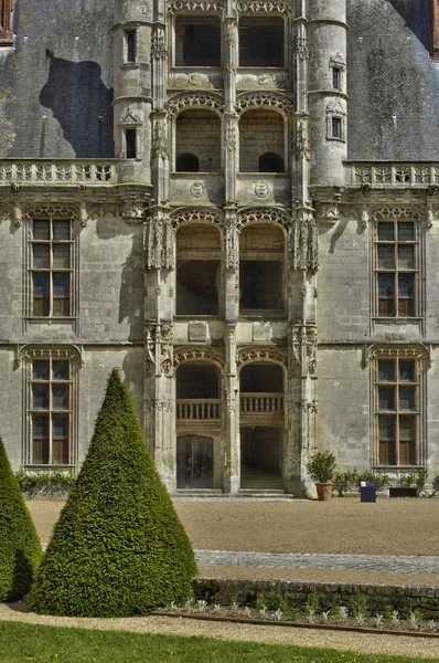 Historický hrad chateaudun — Stock fotografie