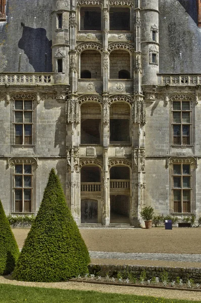 Chateaudun tarihi kale — Stok fotoğraf