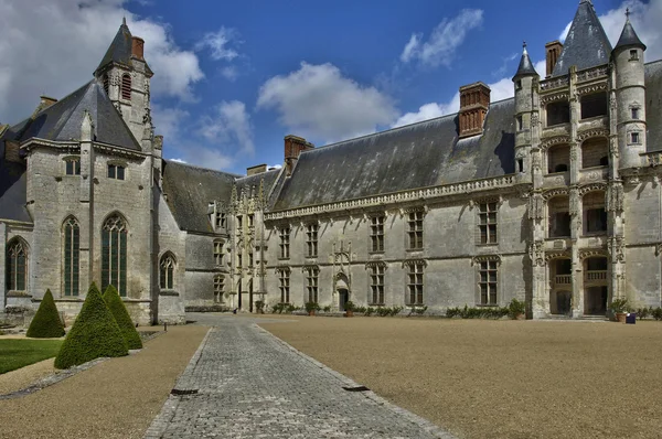 Chateaudun tarihi kale — Stok fotoğraf