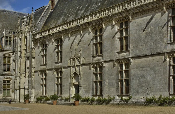 Historische kasteel van Châteaudun — Stockfoto