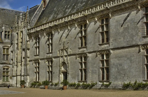 Chateaudun tarihi kale — Stok fotoğraf