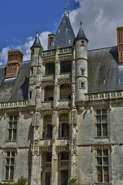 Historický hrad chateaudun — Stock fotografie