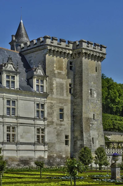 Villandry vártól, a Val de Loire — Stock Fotó