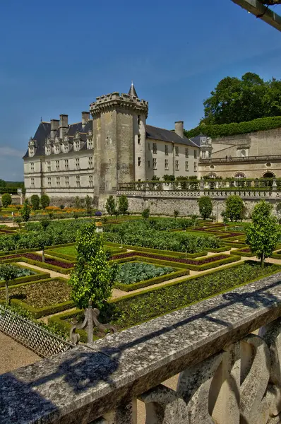 Zamek w Villandry w val de loire — Zdjęcie stockowe