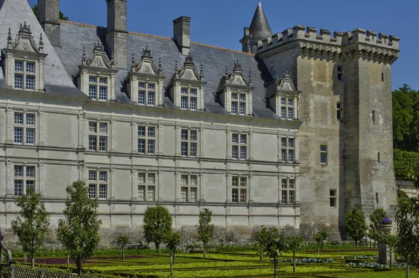 Villandry castle in Val de Loire — Stock Photo, Image