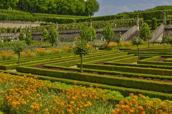 Castillo de Villandry en Val de Loire —  Fotos de Stock