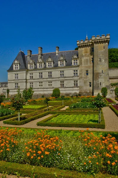 Castello di Villandry in Val de Loire — Foto Stock