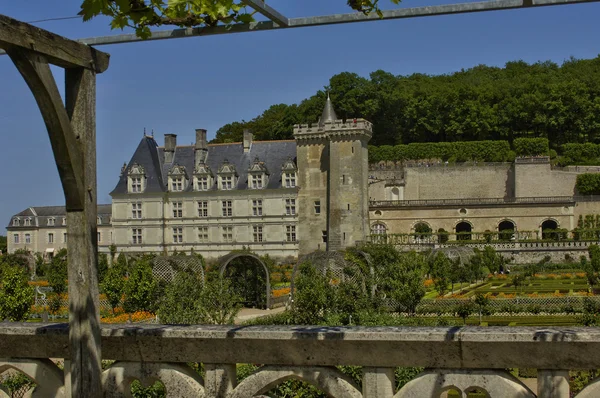 Castillo de Villandry en Val de Loire —  Fotos de Stock