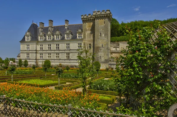 Castello di Villandry in Val de Loire — Foto Stock