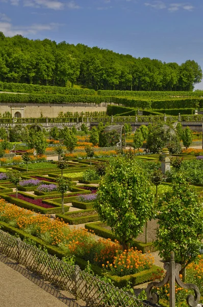 Castillo de Villandry en Val de Loire — Foto de Stock