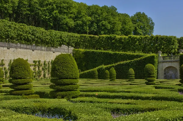 Castillo de Villandry en Val de Loire —  Fotos de Stock