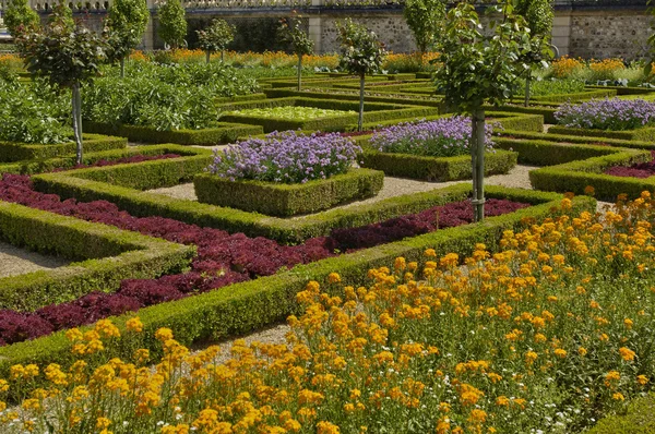 Villandry vártól, a Val de Loire — Stock Fotó