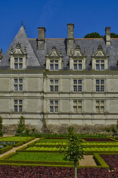 Villandry vártól, a Val de Loire — Stock Fotó