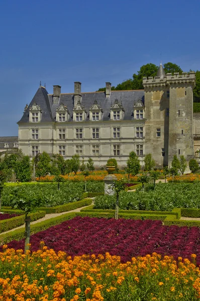 Castello di Villandry in Val de Loire — Foto Stock