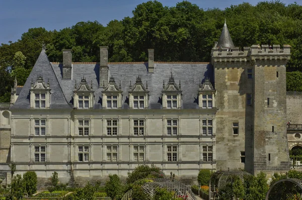 Вілландрі замок в Валь-де-Луар — стокове фото