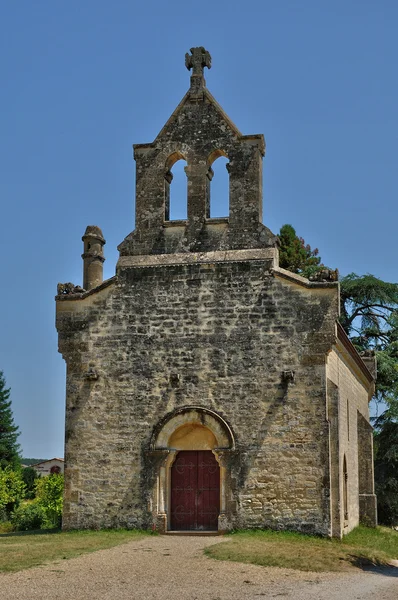 França, o castelo medieval de Roquetaillade em Gironde — Fotografia de Stock