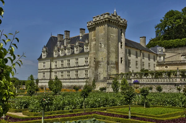 Villandry slott i val de loire — Stockfoto