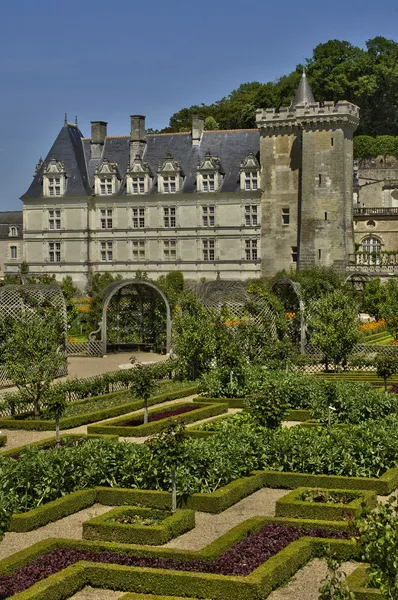 Castelo de Villandry em Val de Loire — Fotografia de Stock