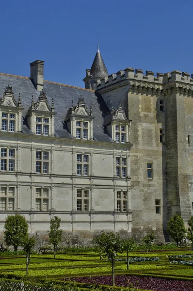 Вілландрі замок в Валь-де-Луар — стокове фото