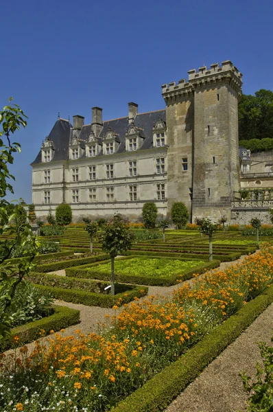 Castello di Villandry in Val de Loire — Foto Stock