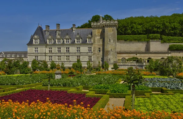 Castelo de Villandry em Val de Loire — Fotografia de Stock