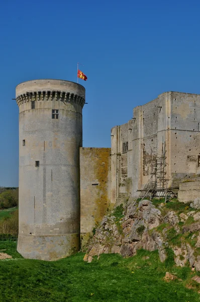 Normandie de falaise Kalesi — Stok fotoğraf