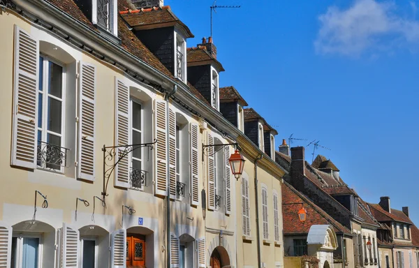 Małej, malowniczej miejscowości mortagne au perche w Normandia — Zdjęcie stockowe