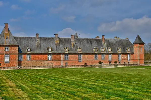 Renässansslottet av carrouges i normandie — Stockfoto