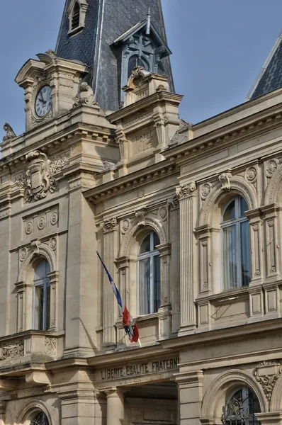 France, the city hall of Meulan — Stock Photo, Image