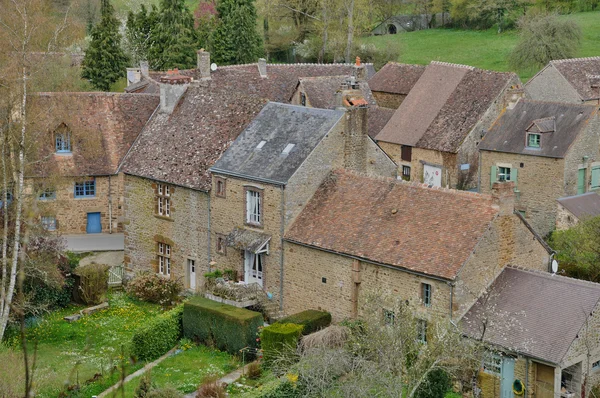 Picturesque village of Saint Ceneri le Gerei in Normandie — Stock Photo, Image