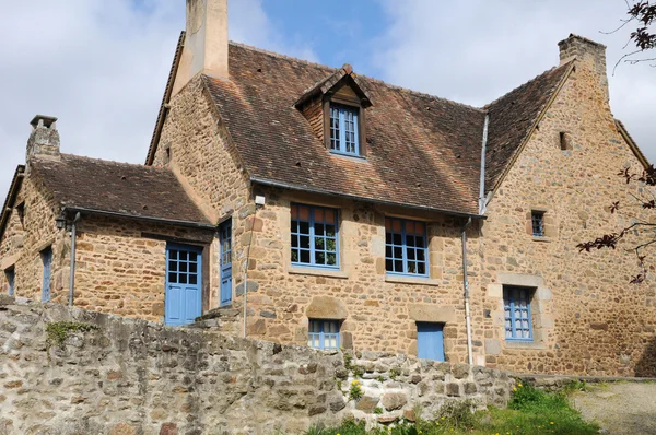Malowniczej miejscowości saint gerei le ceneri w Normandia — Zdjęcie stockowe
