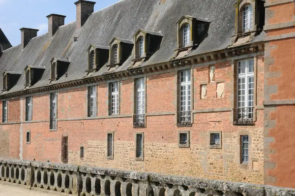 Castillo renacentista de Carrouges en Normandía —  Fotos de Stock