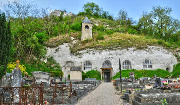 Pueblo de Haute Isle en Val d Oise — Foto de Stock