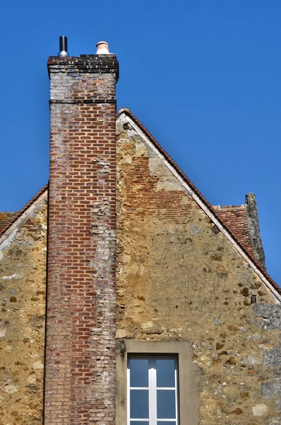 Pittoreska lilla staden mortagne au-perche i normandie — Stockfoto