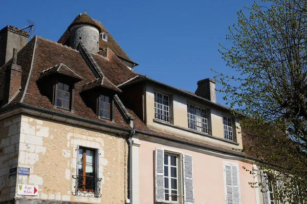 Malebné městečko mortagne au perche v normandie — Stock fotografie