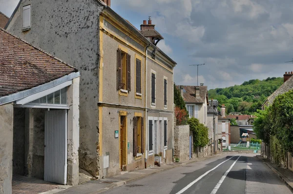 Γαλλία, το χωριό της vetheuil στην val d oise — Φωτογραφία Αρχείου