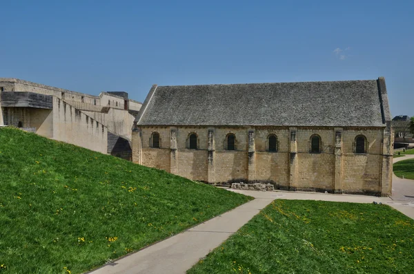 Castelul Caen din Normandia — Fotografie, imagine de stoc