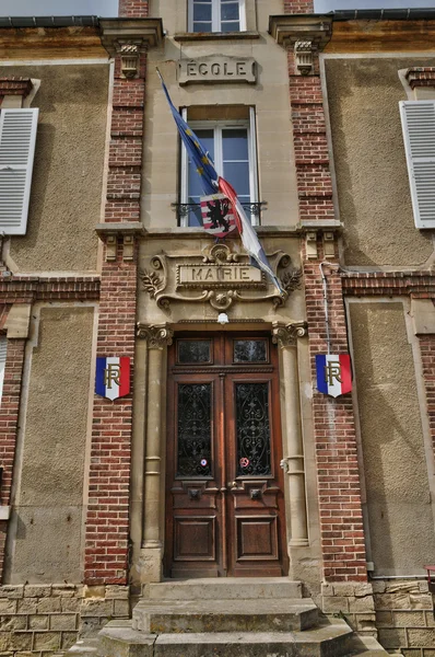 France, the city hall of Ambleville — Stock Photo, Image