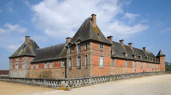 Renässansslottet av carrouges i normandie — Stockfoto