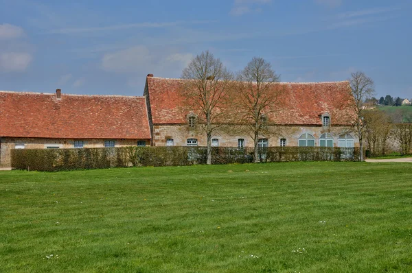 Renaissance-Schloss der Carrouges Bauernhof in der Normandie — Stockfoto