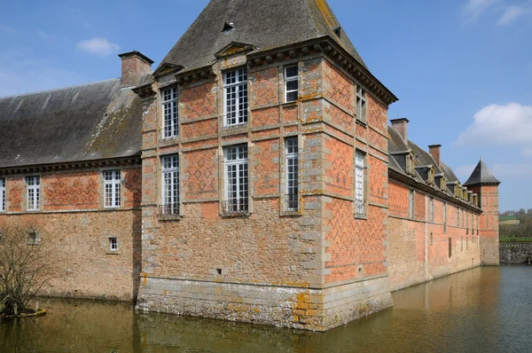 Renaissance kasteel van carrouges normandie — Stockfoto