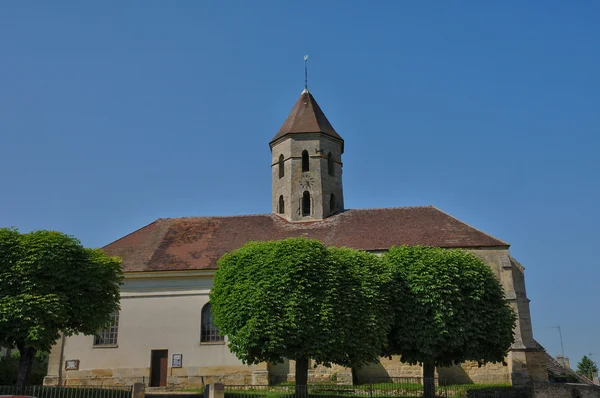 Fransa, val d condecourt Köyü oise — Stok fotoğraf