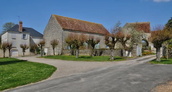 Деревня Дам-Мари в Нормандии — стоковое фото