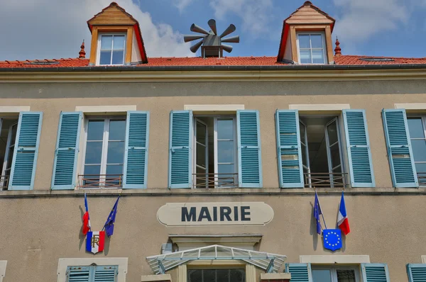 France, the village of Fontenay Saint Saint Pere — Stock Photo, Image